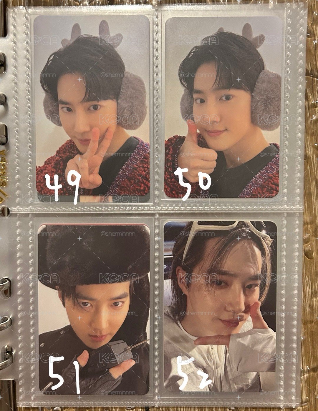 SUHO金俊勉小卡2