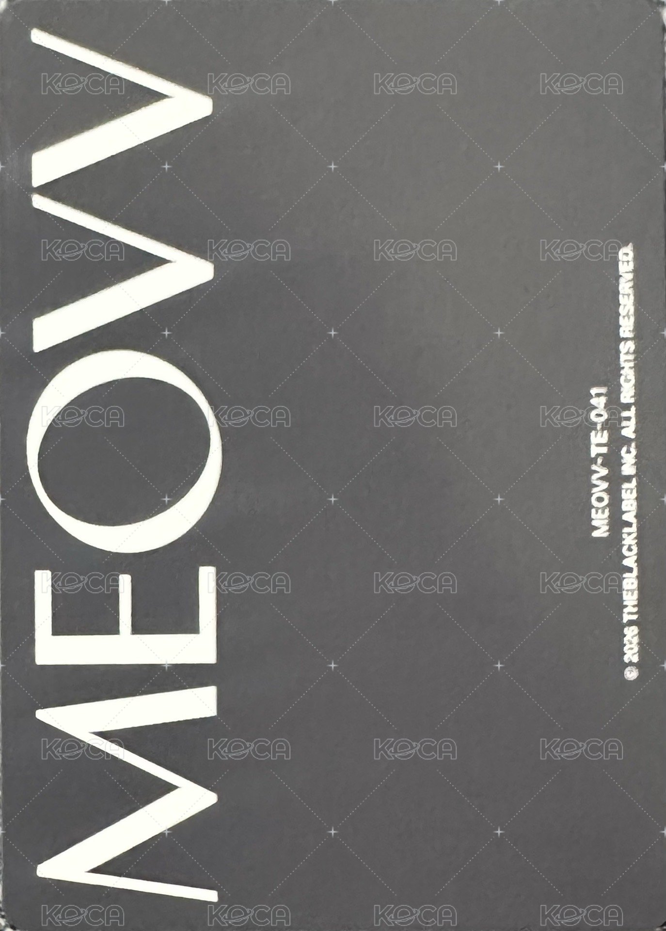 TELECA 收藏卡 MEOVV-TE-041 背面