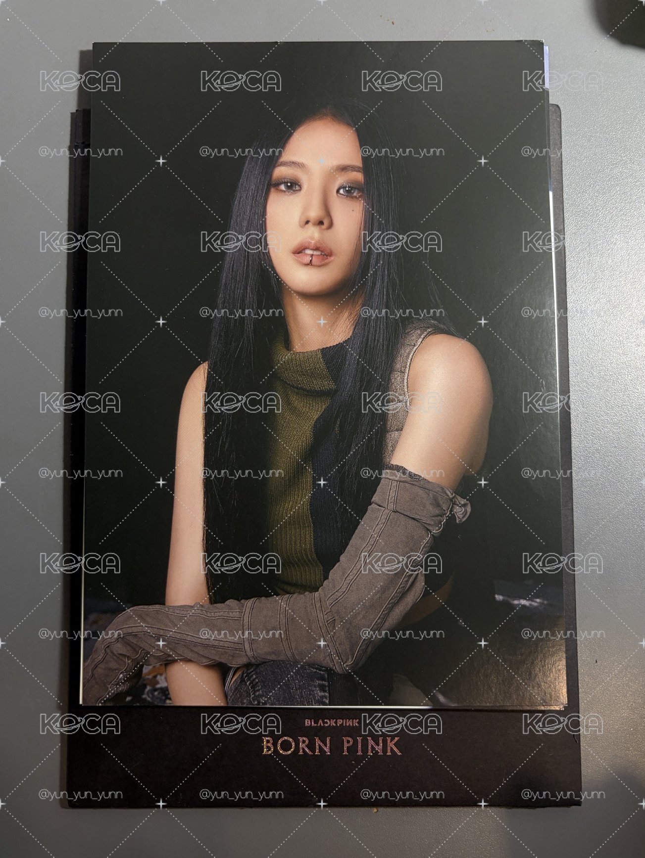Jisoo BORN PINK 周邊卡 照片相框組