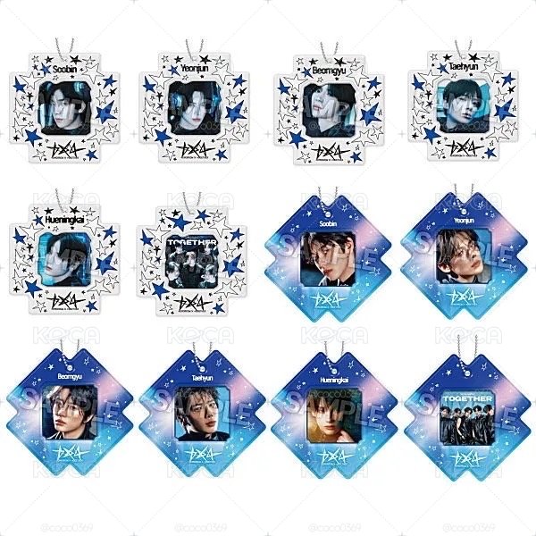 txt 萬代 Visual Square Photo Seal with Case 食玩 卡套吊飾 全新一整盒 不拆售