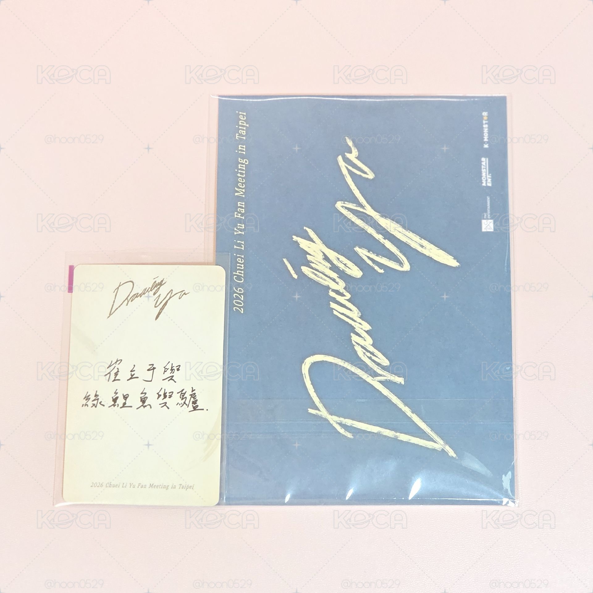 台北FM Day2午場入場卡+明信片