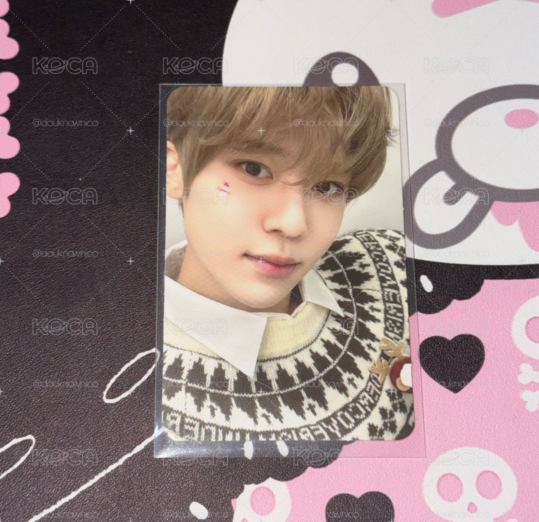 NCT WISH 聖誕隨機自拍卡 Sion 吳是溫 