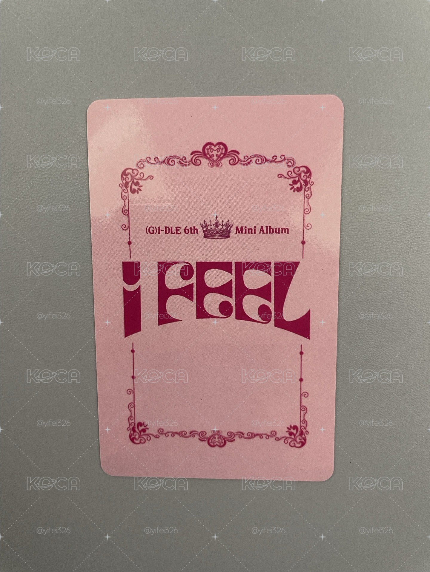 I feel kms 特典卡B ver.
