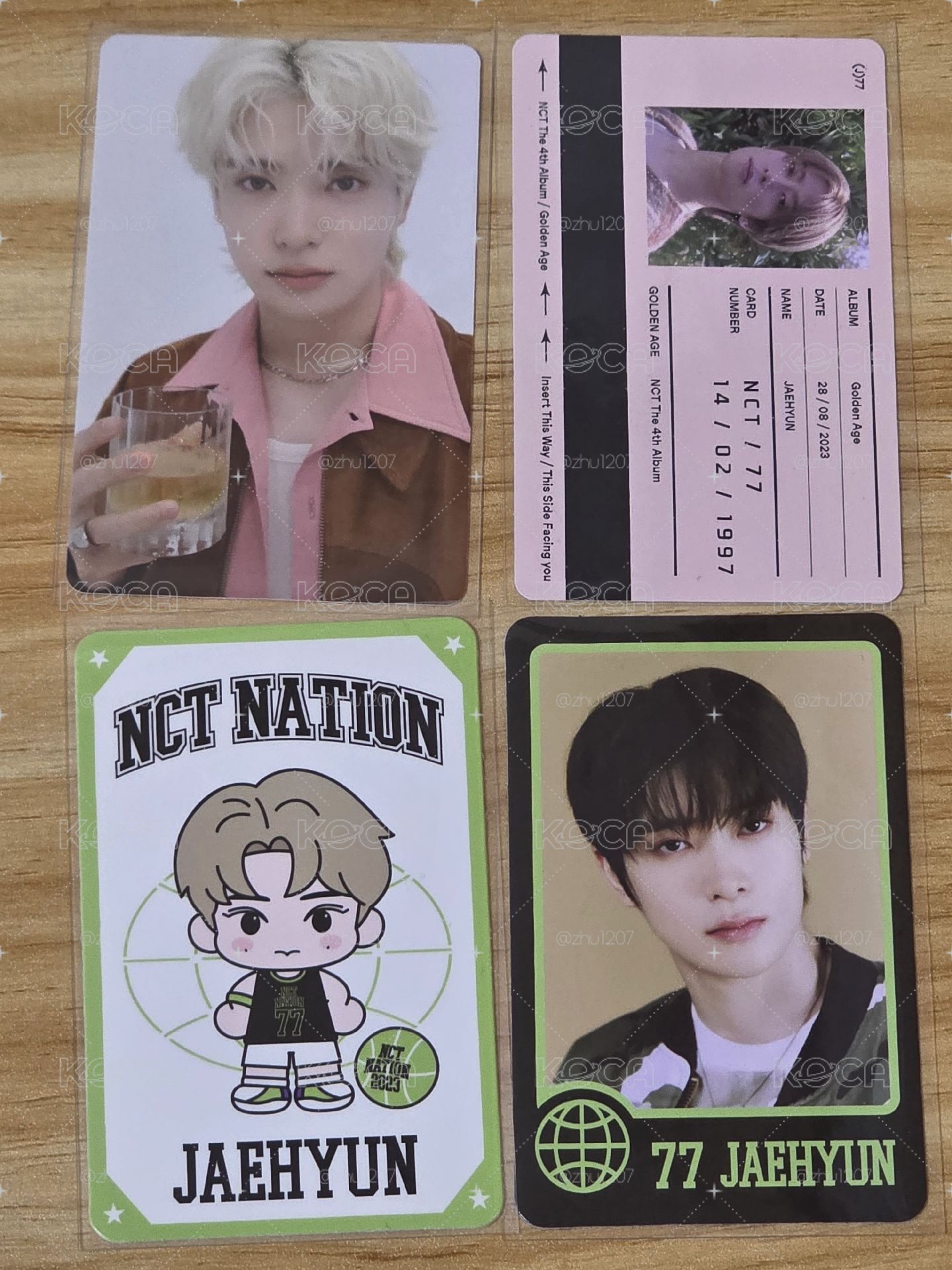在玹 NCT 2023 Golden Age 專輯卡 & NCT Nation 隨機卡 & 2025 SMT 專輯卡