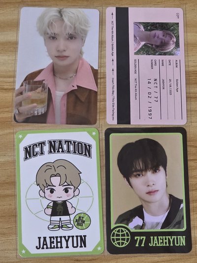 在玹 NCT 2023 Golden Age 專輯卡 & NCT Nation 隨機卡 & 2025 SMT 專輯卡