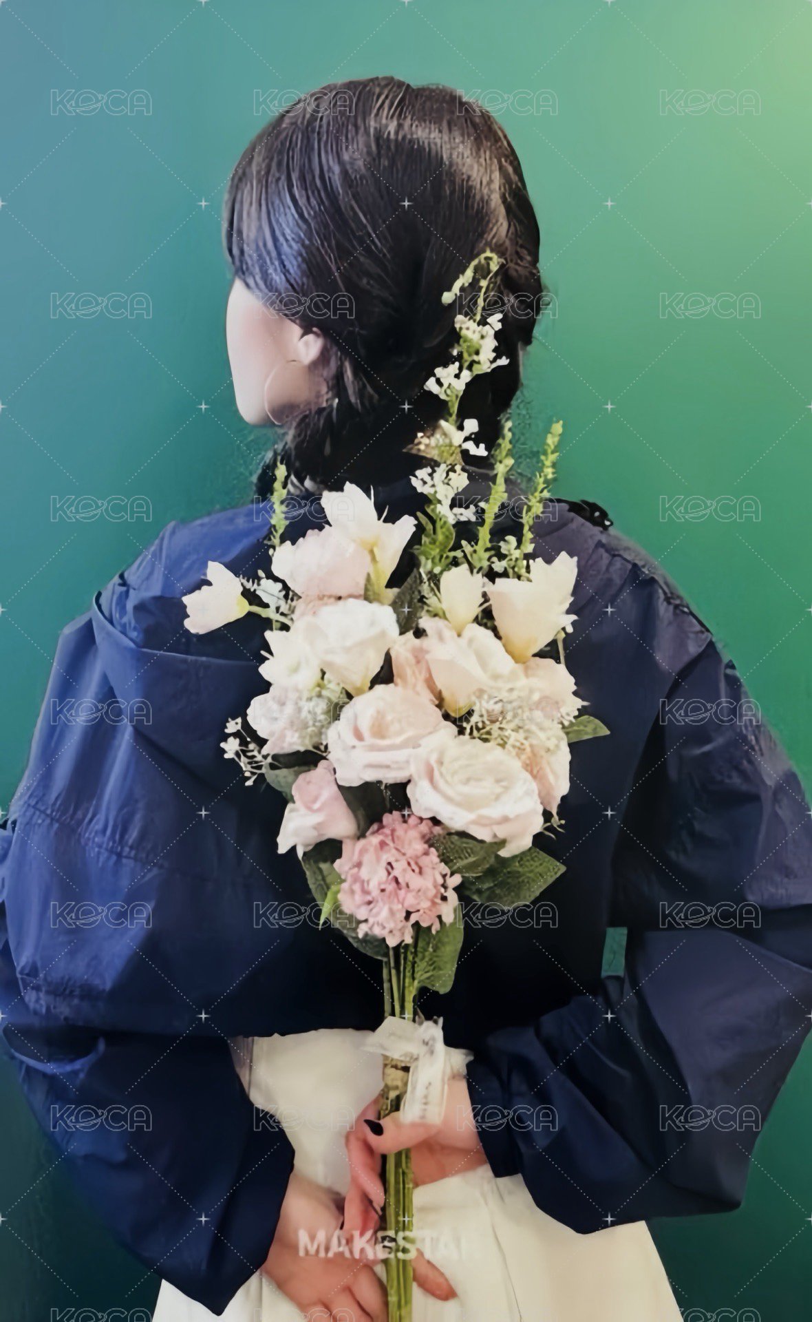 迷四 ms 3.0 簽售卡 捧花雙面卡 背面