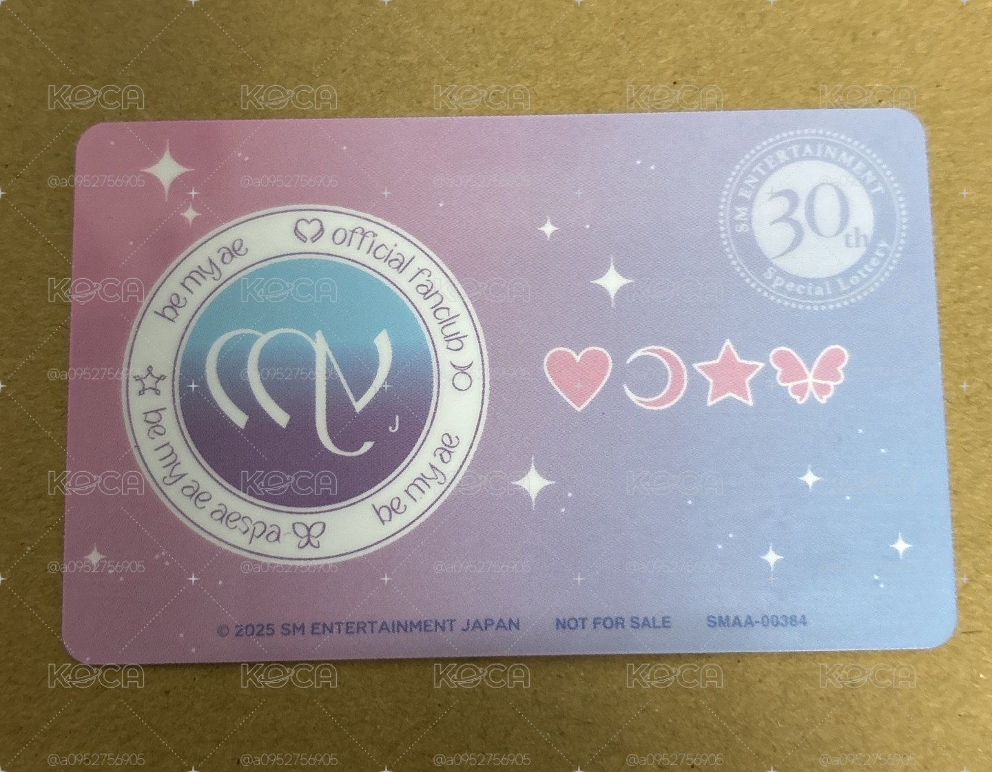 25SMT&30th 抽選卡 