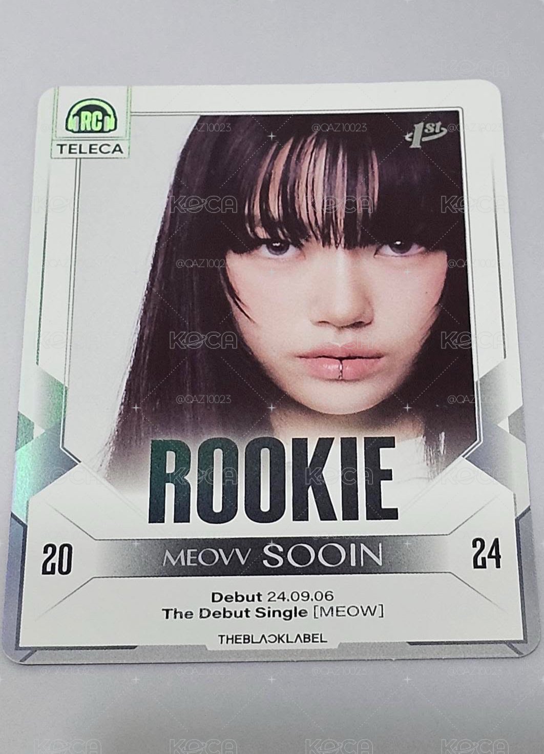 MEOVV TELECA SOOIN ROOKIE卡