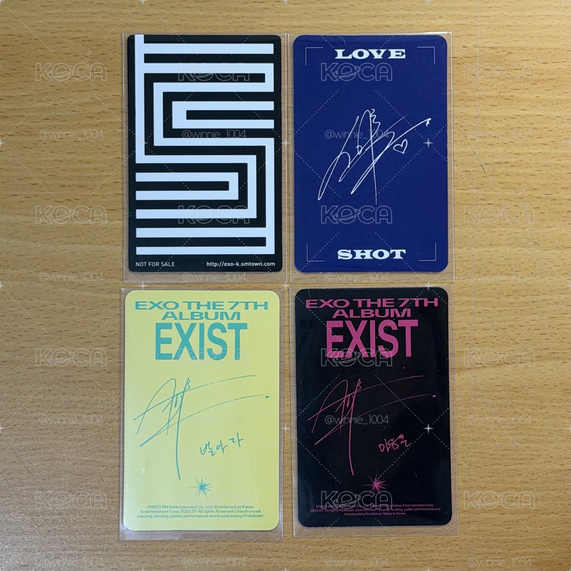 EXO 世勳 SEHUN 小卡們