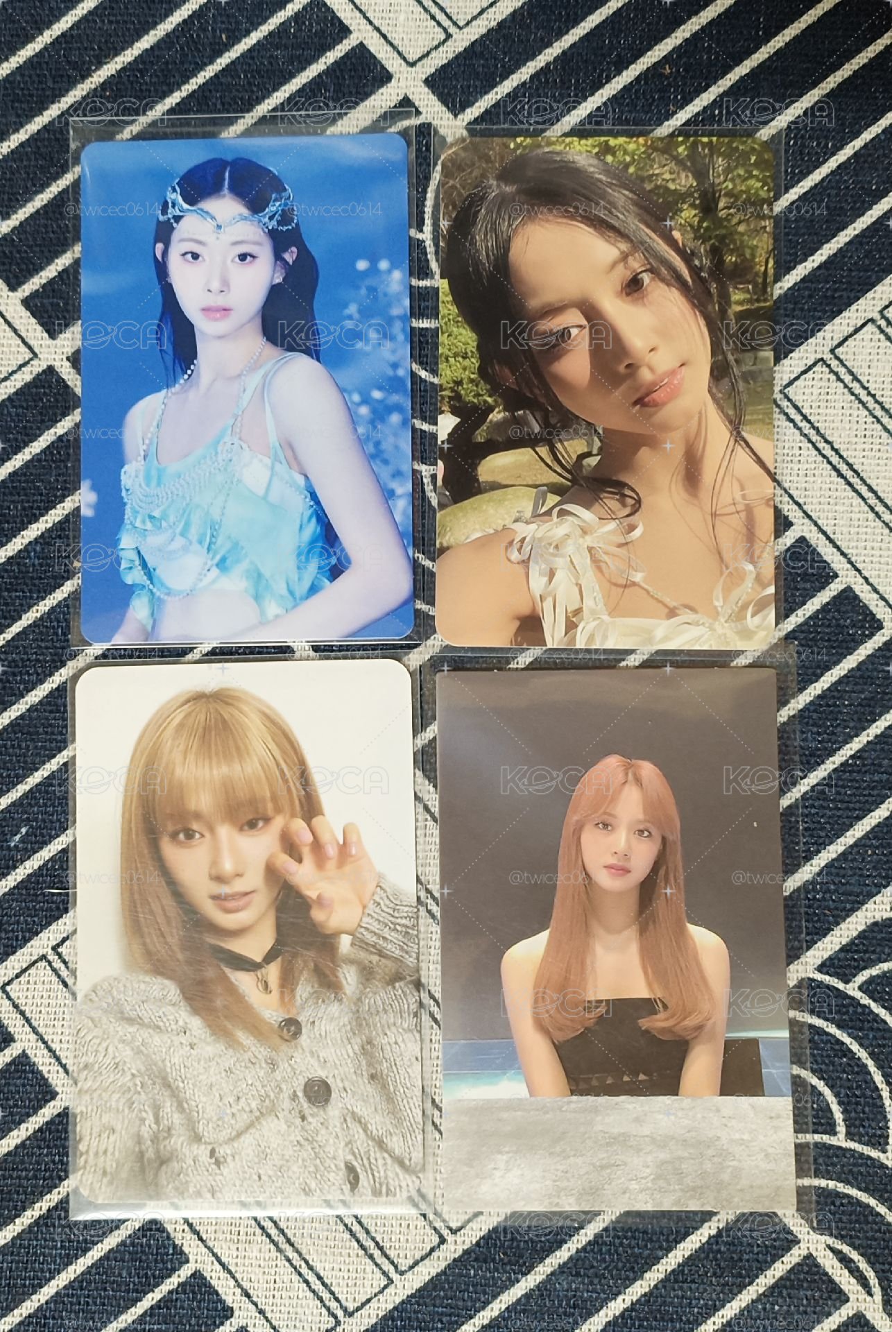 twice 子瑜專卡四張