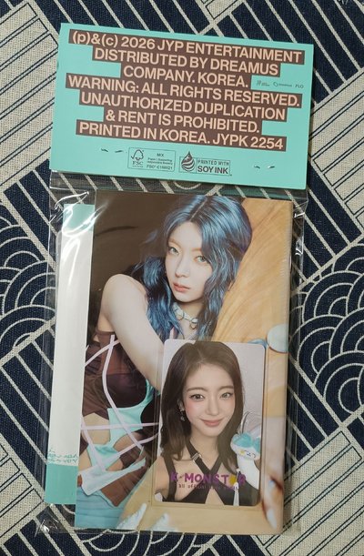 itzy 粒未拆單封/視訊粒
