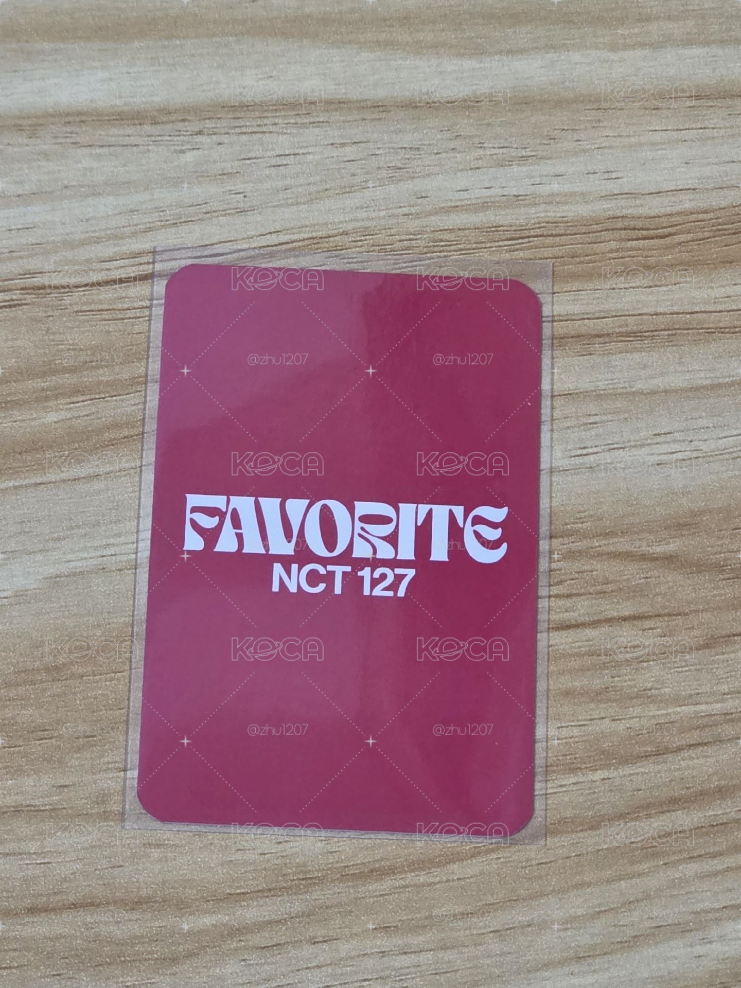道英 NCT 127 Favourite Mumo 特典卡