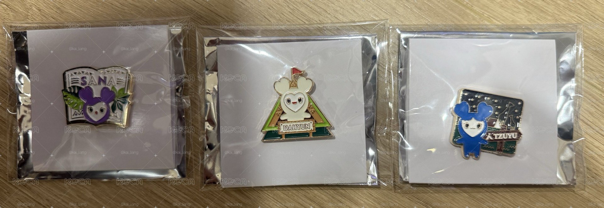 twice 金屬徽章 22’JP年曆 徽章 