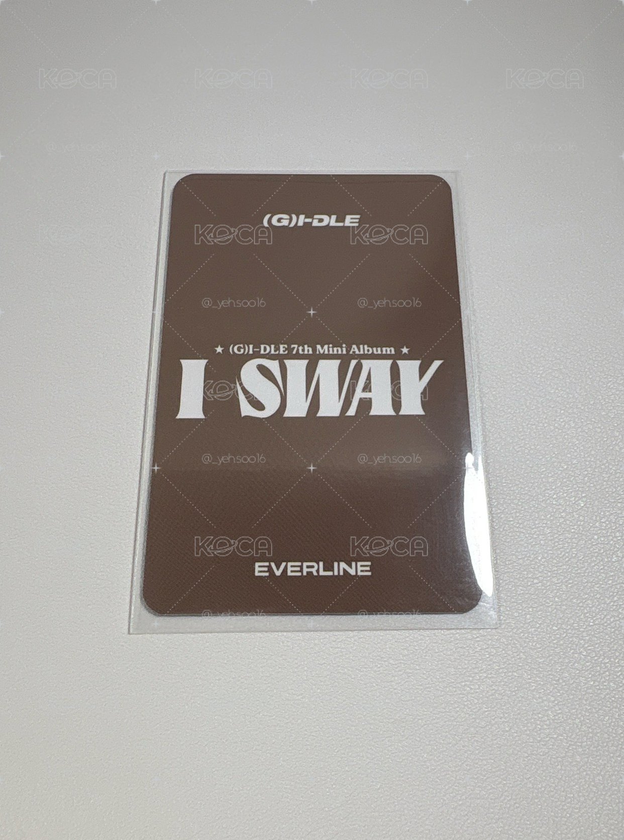 I SWAY- el 線下 3.0 小熊琦 幸運卡