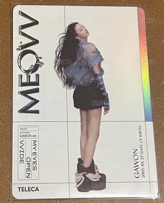 Meovv Gawon teleca 收藏卡