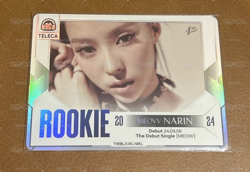 Meovv Narin teleca rookie 收藏卡