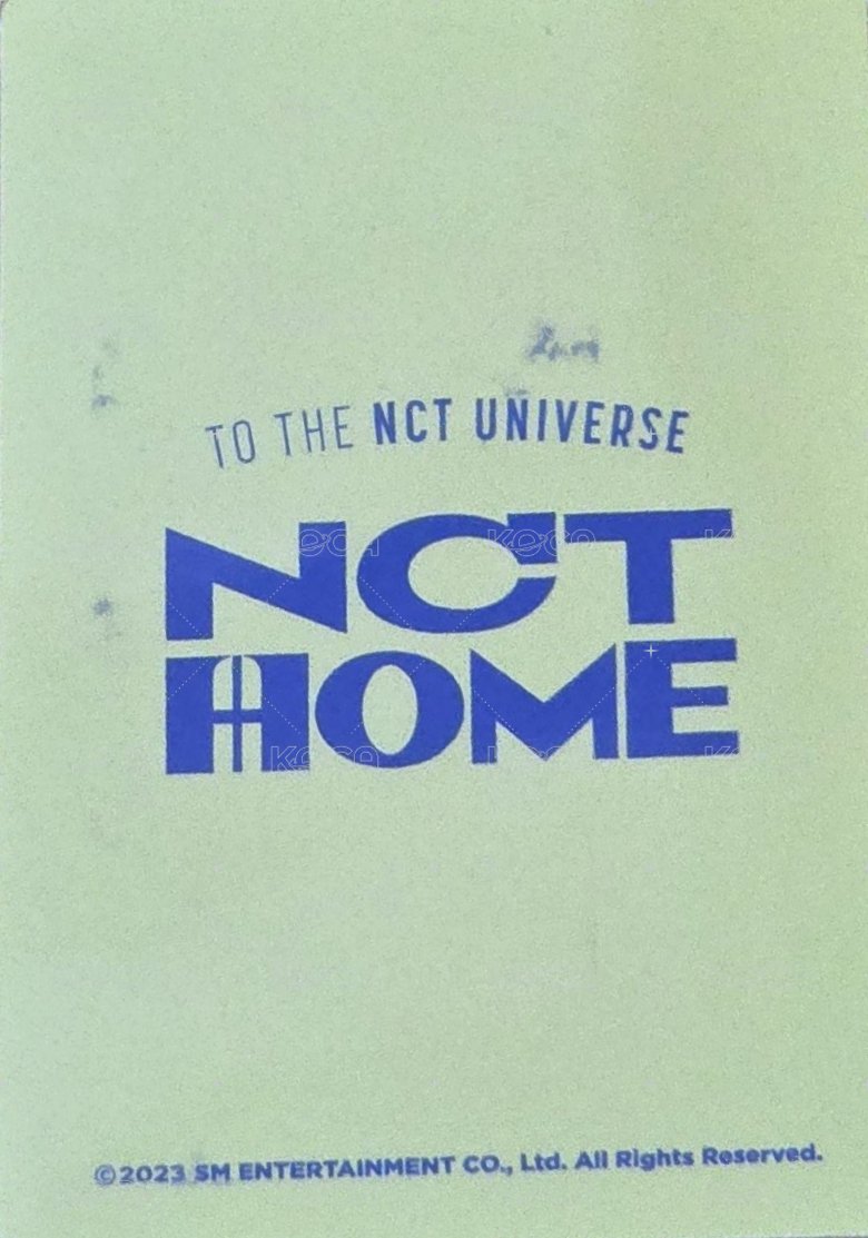 NCT HOME 三期MD卡包 隨機卡 官拍 背面