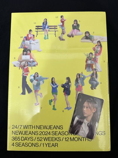全新未拆 NewJeans 2024 年曆Season's Greetings 