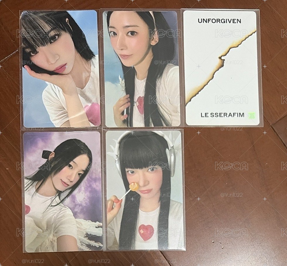 LE SSERAFIM UNFORGIVEN sw 幸運卡 1.0