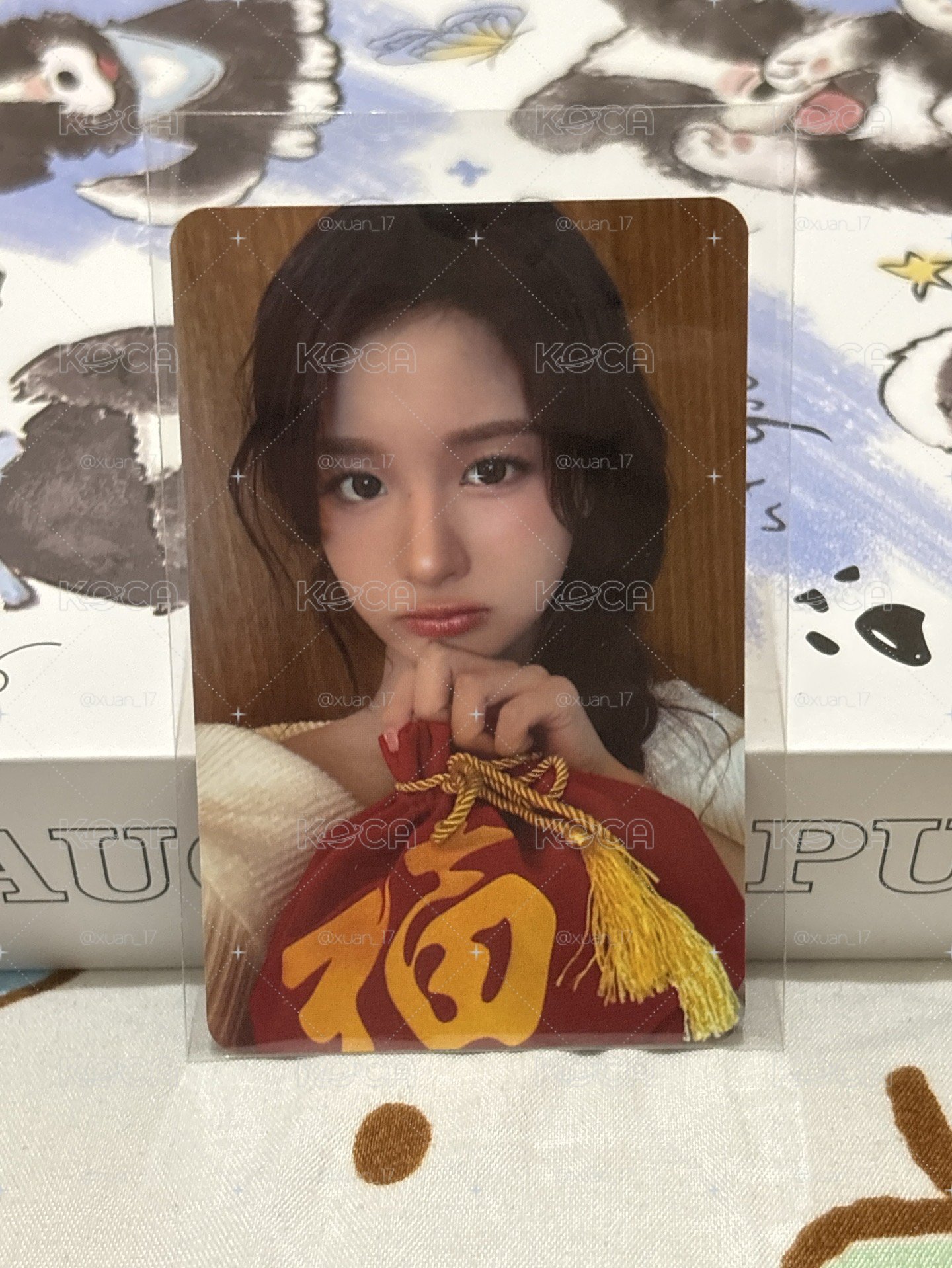 正規一 ms 線下 20.0 深圳 簽售卡 福袋（中背：滿滿祝福帶來好允）