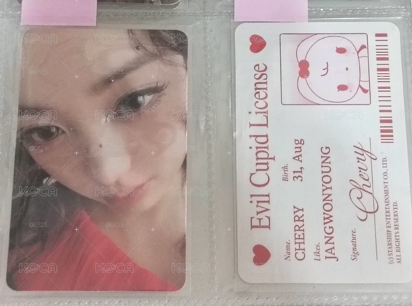 IVE SECRET 專輯卡 EVIL CUPID ver.