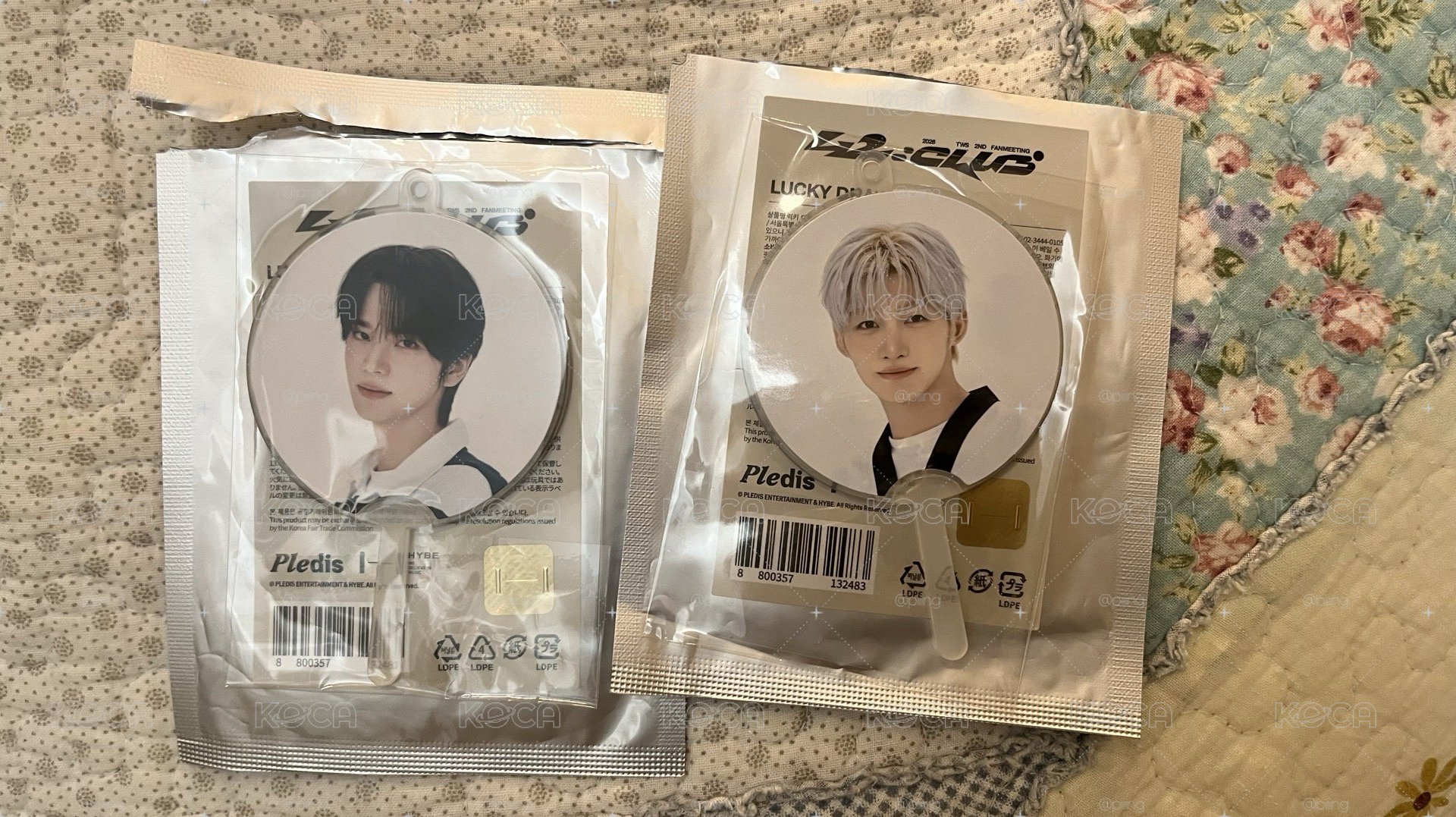 飯咪小扇吊飾（申+薫）