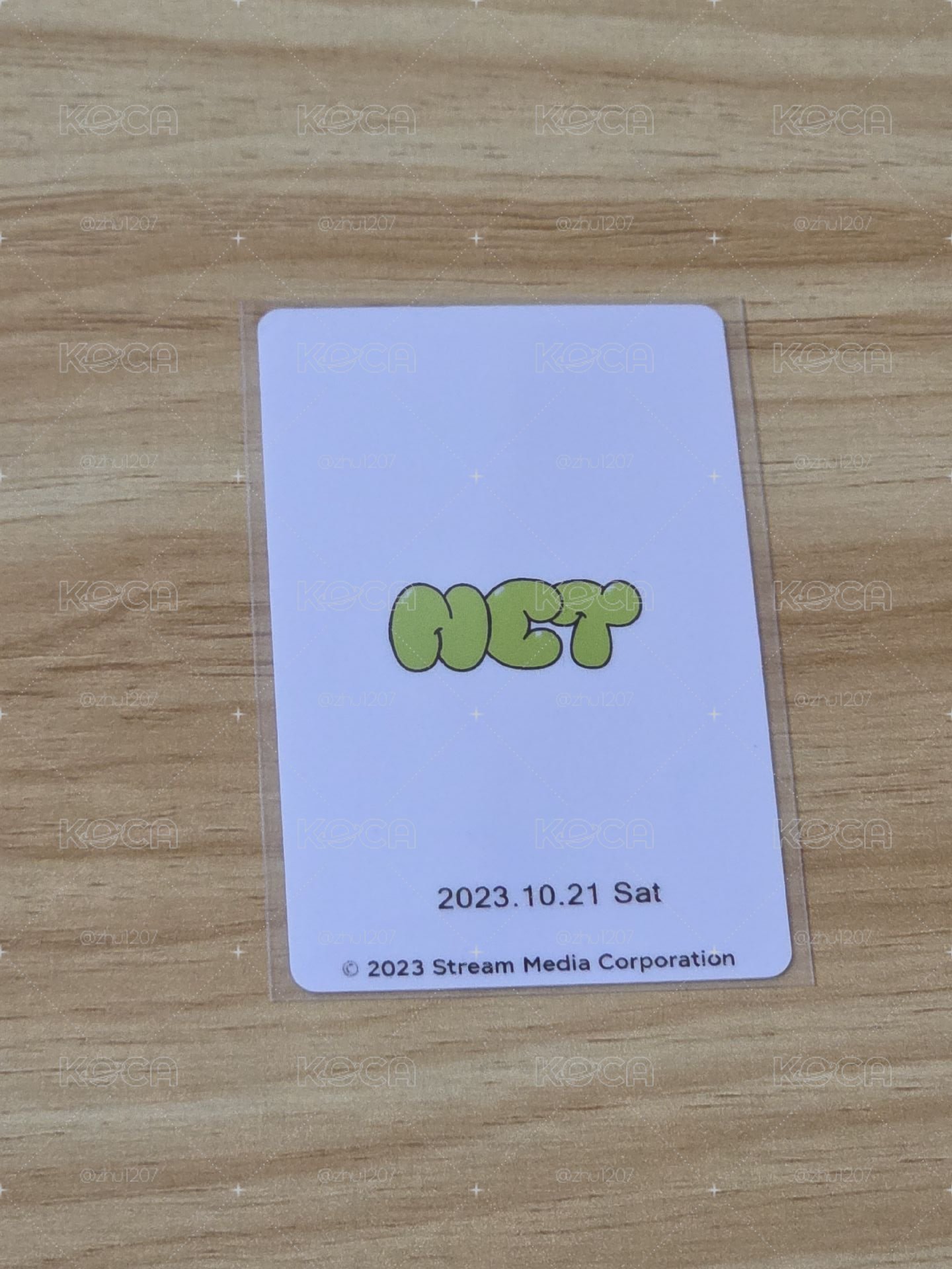 帝努 NCT Dream NCT XYZ Lucky draw 幸運卡