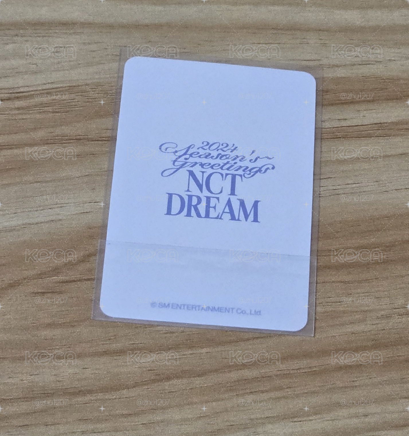 帝努 NCT Dream 2024 年曆卡