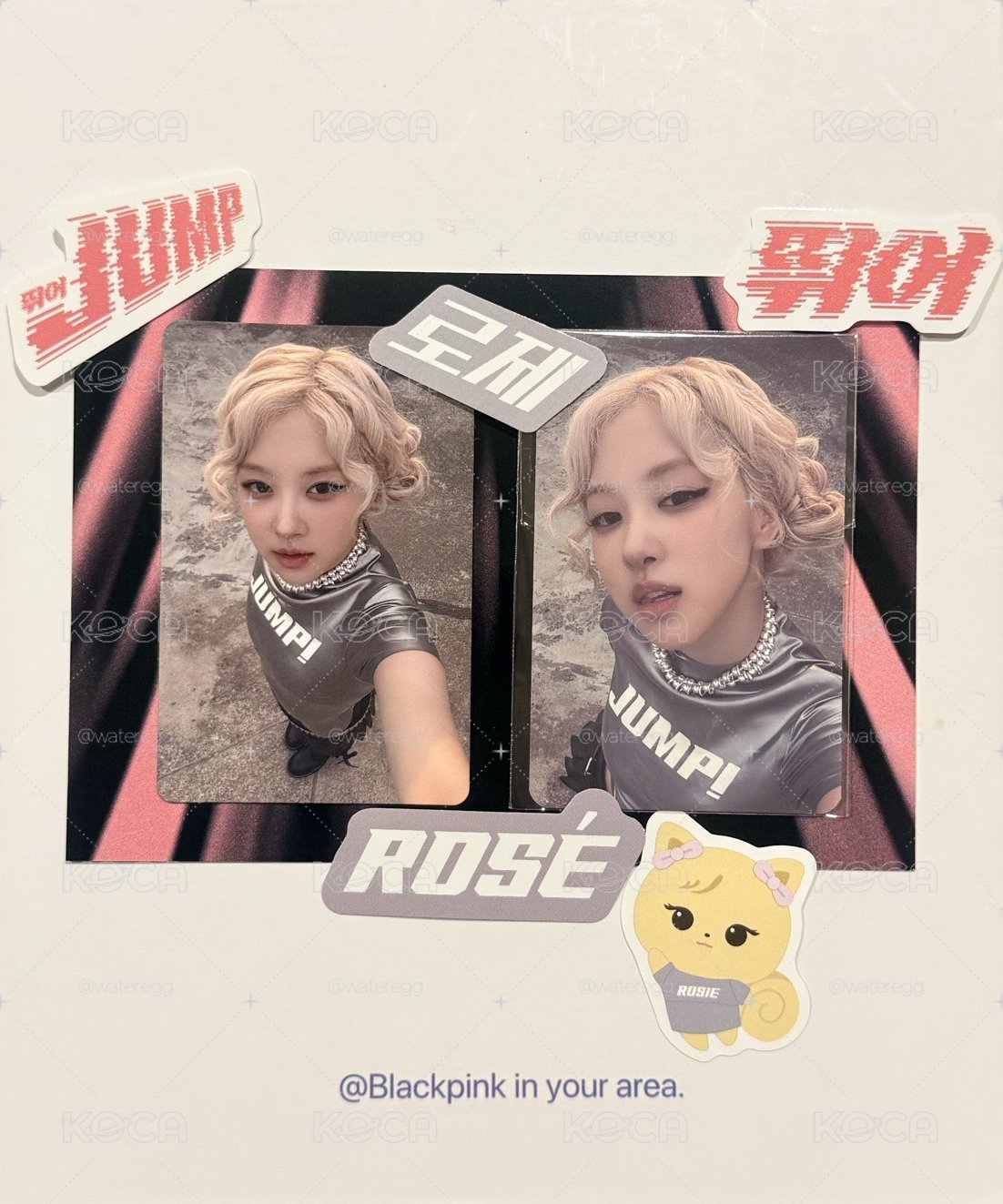 JUMP滿額卡日本/韓國YG Rosé 肉
