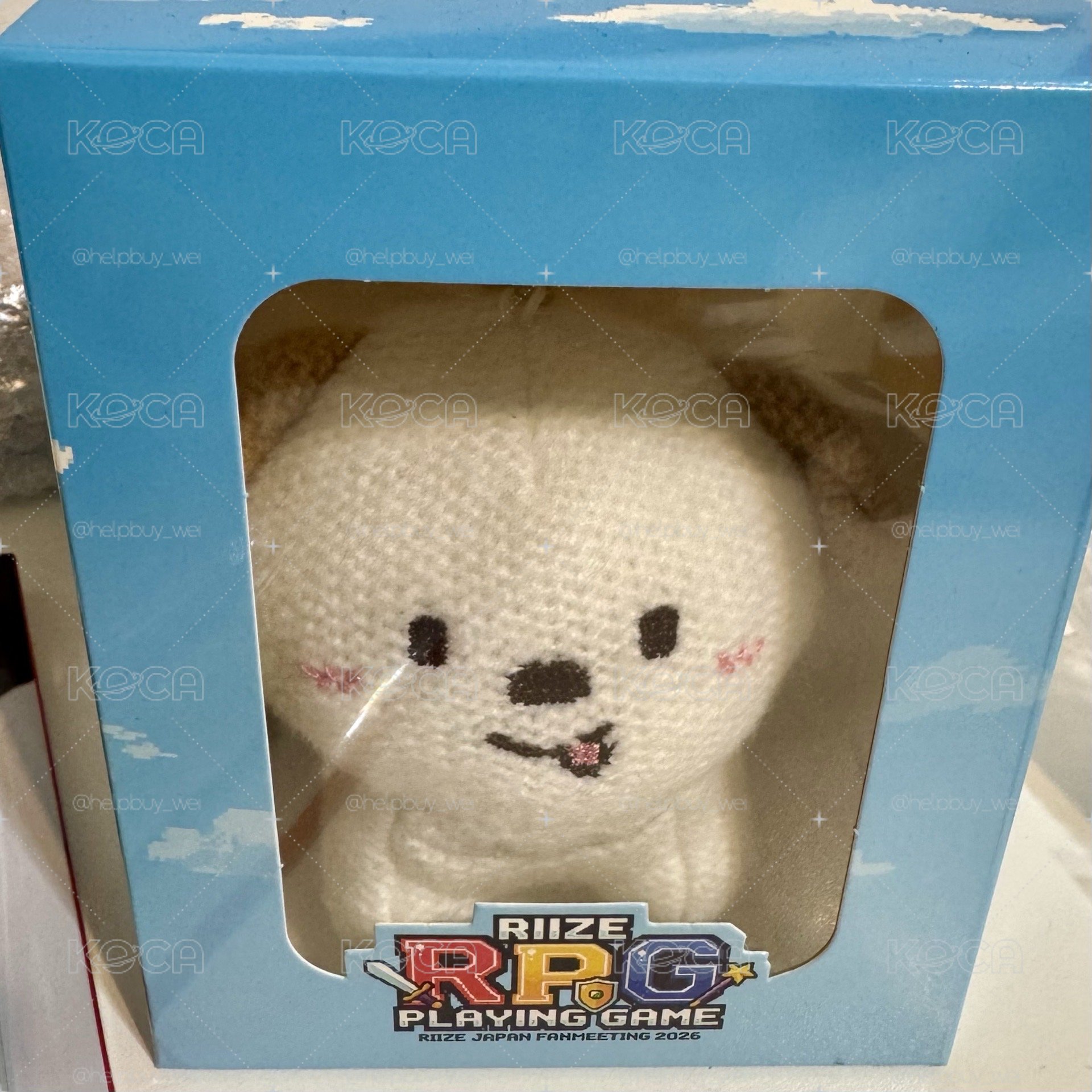 Riize Anton 2026日本FM 編織娃娃 狗龍