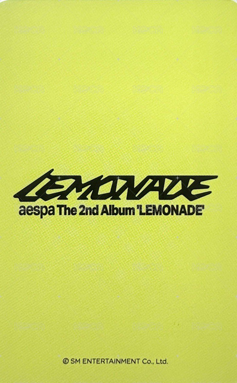 LEMONADE k4 幸運卡  背面