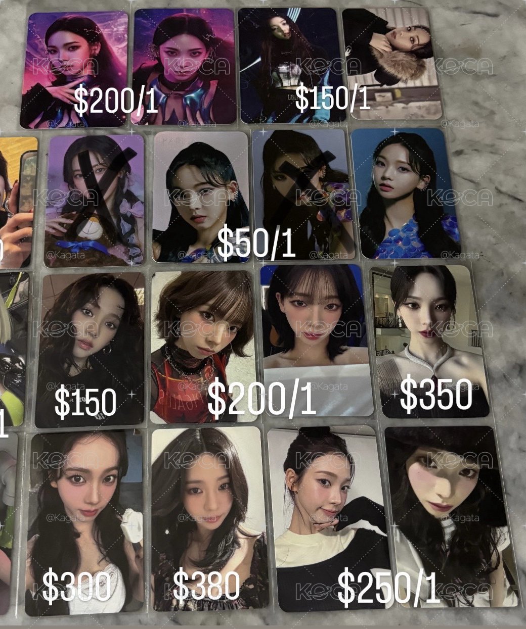 Karina獨家各色系小卡