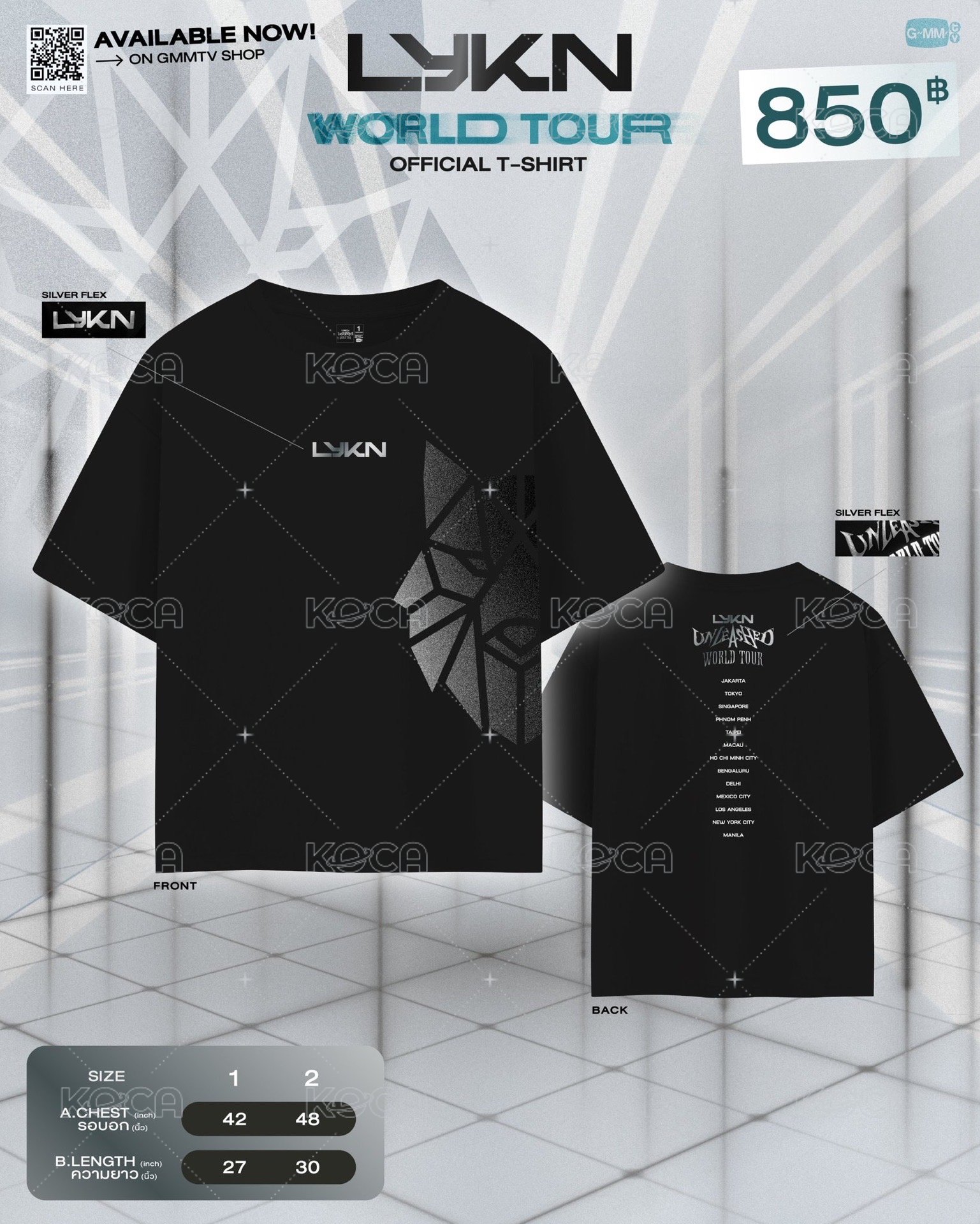 LYKN WORLD TOUR T-SHIRT