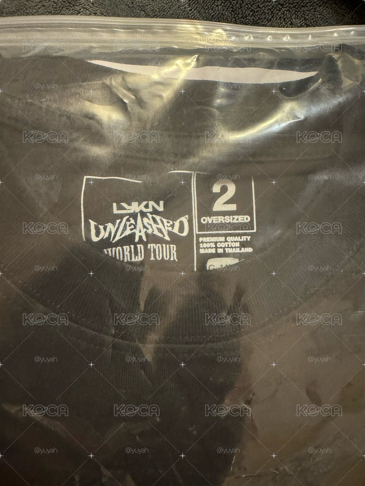 T恤 LYKN WORLD TOUR T-SHIRT 世巡T 尺寸2號
