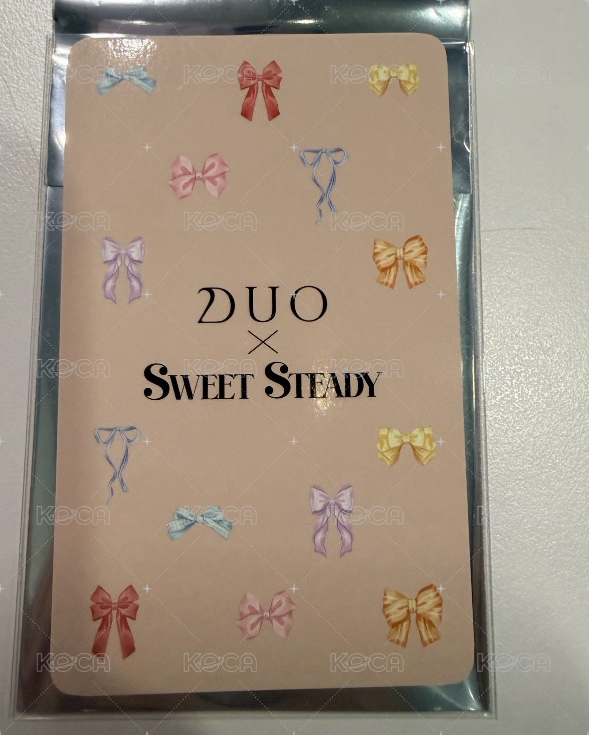 唐吉訶德 DUO 聯名小卡 代言卡  背面