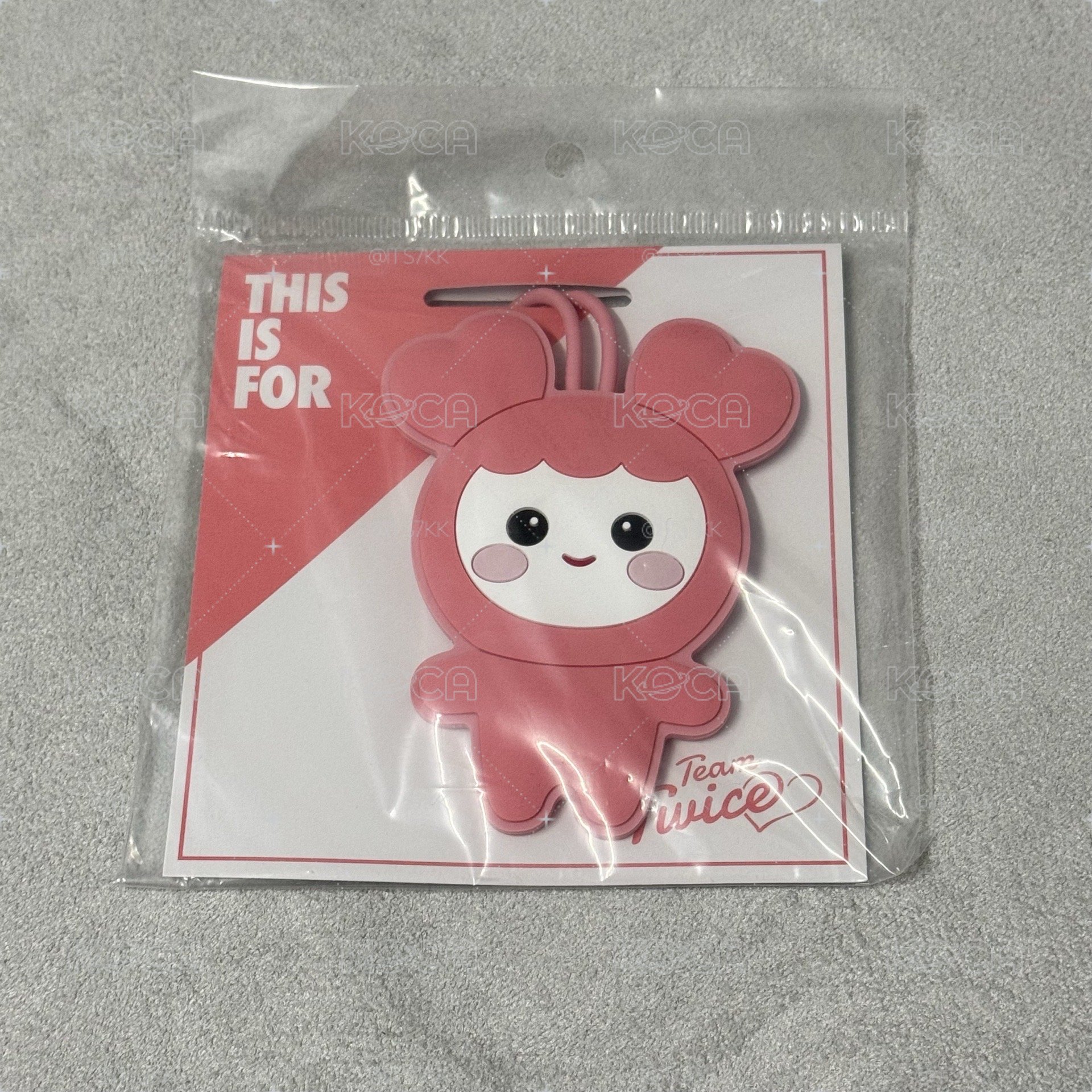 桃 行李吊牌 全新未拆
