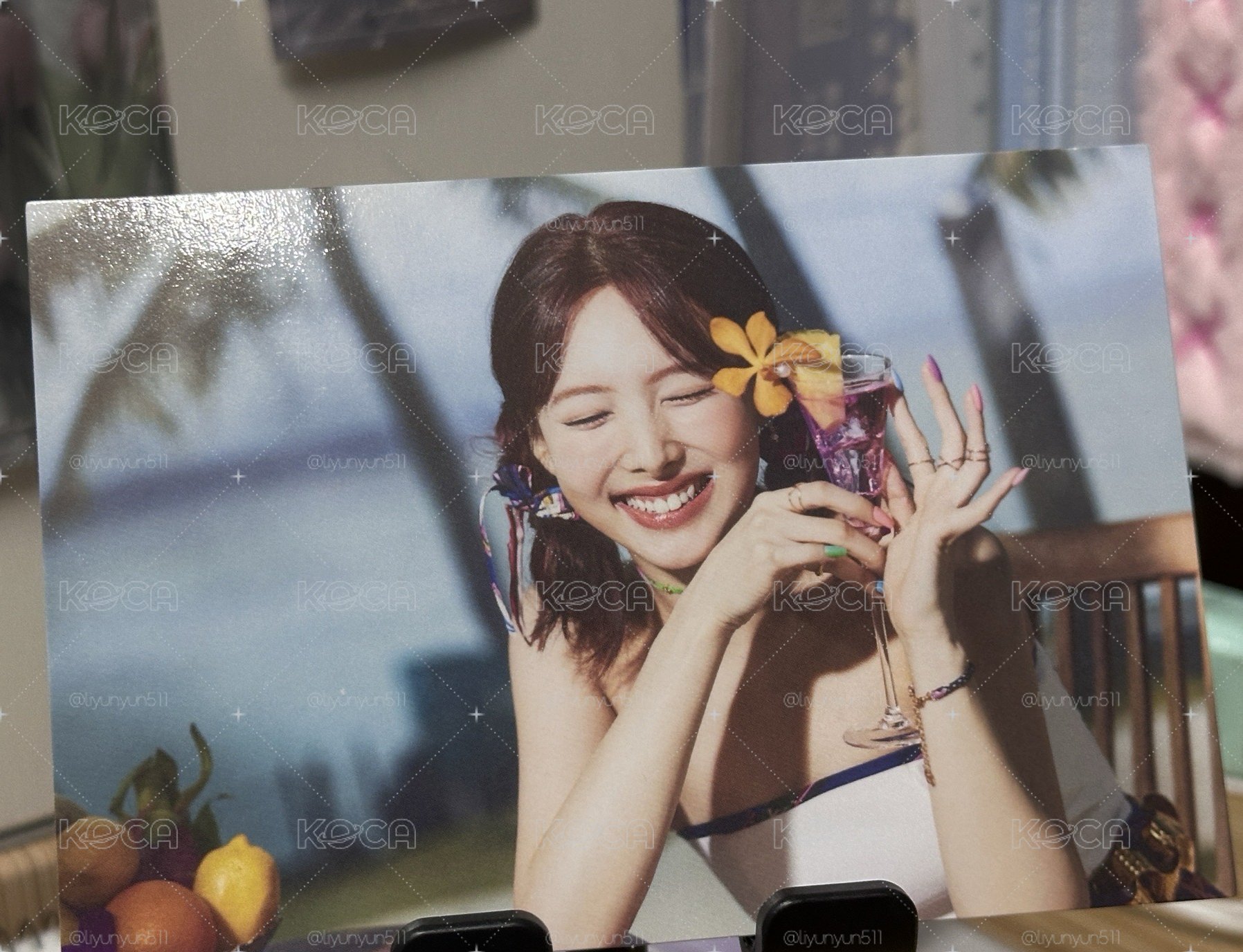 娜明信片