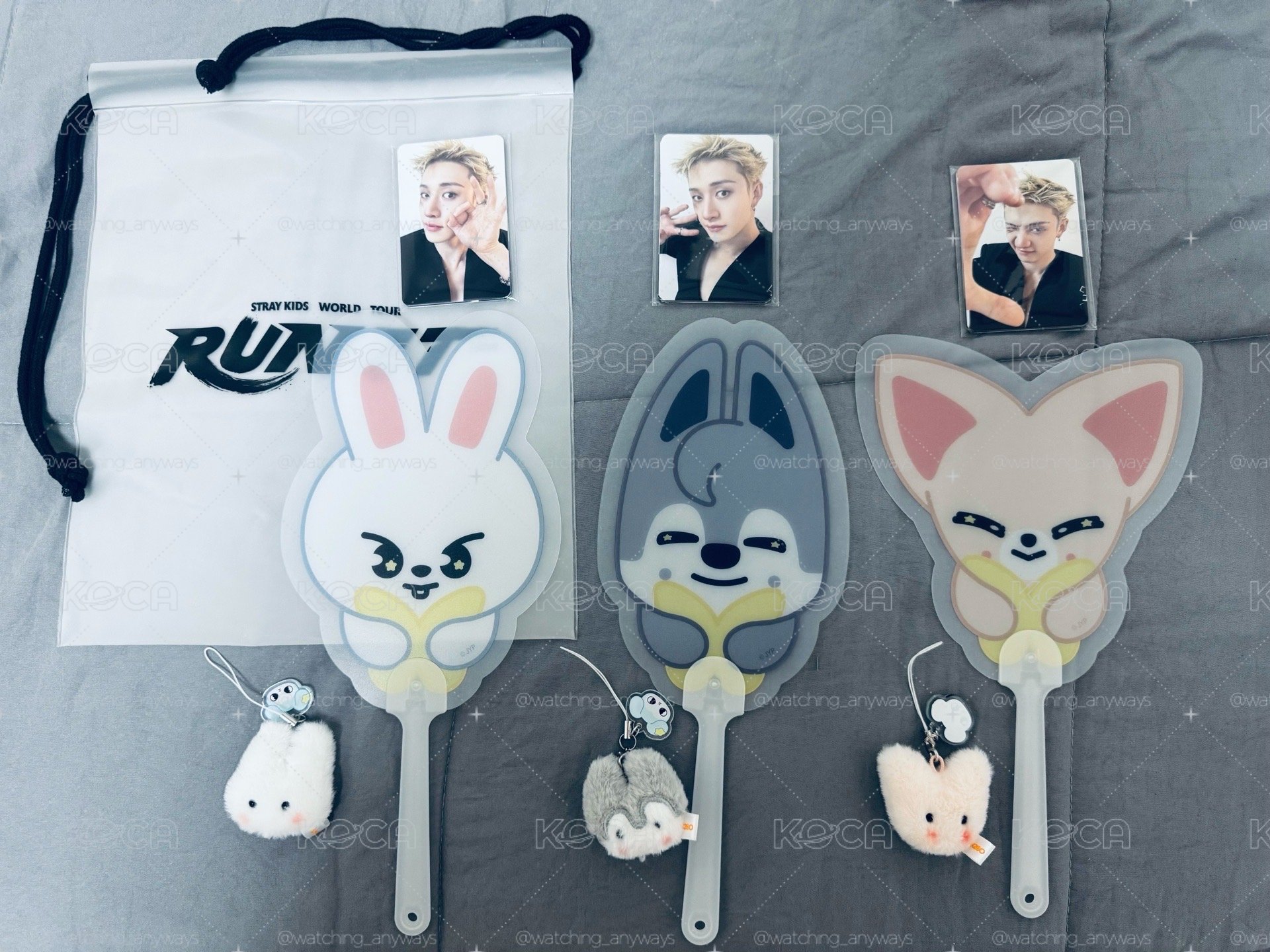 出 SKZ RUN IT首爾場入場禮、日本睡袋扭蛋