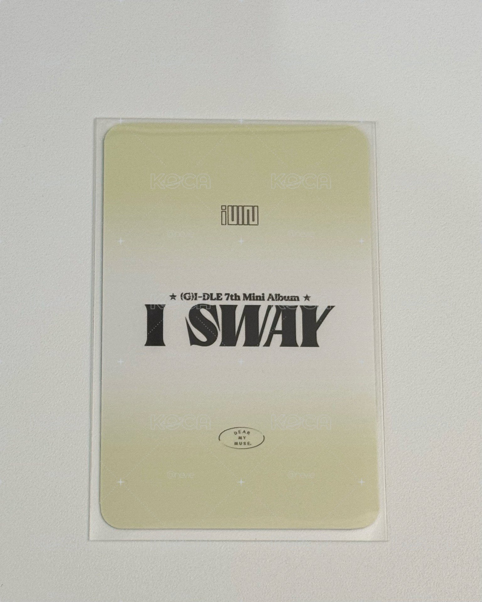 I SWAY 特典 刷