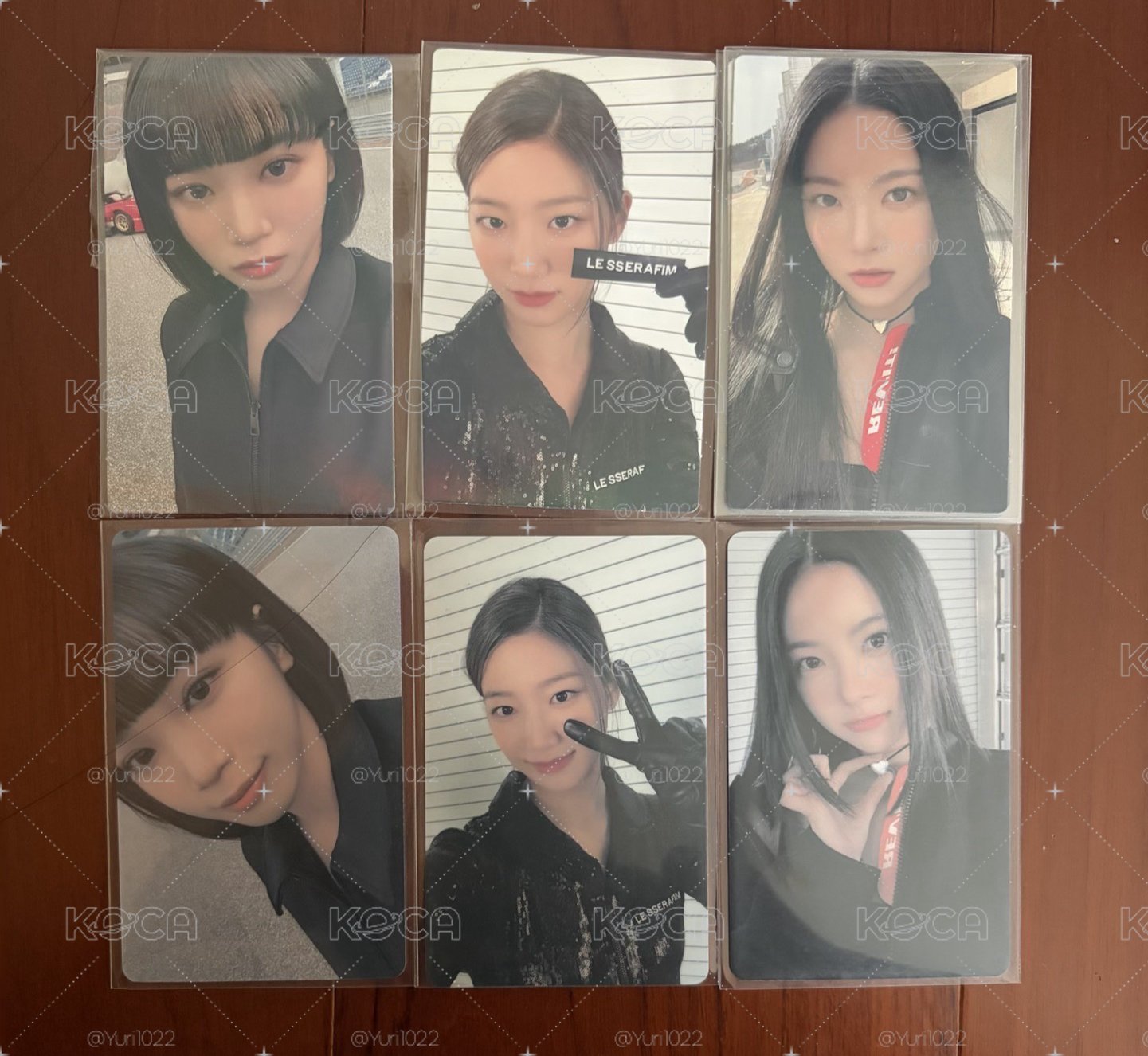 LE SSERAFIM FEARLESS naver 直播卡 閃卡 m2u 幸運卡