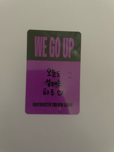 we go up 專輯卡 POSTCARD ver.