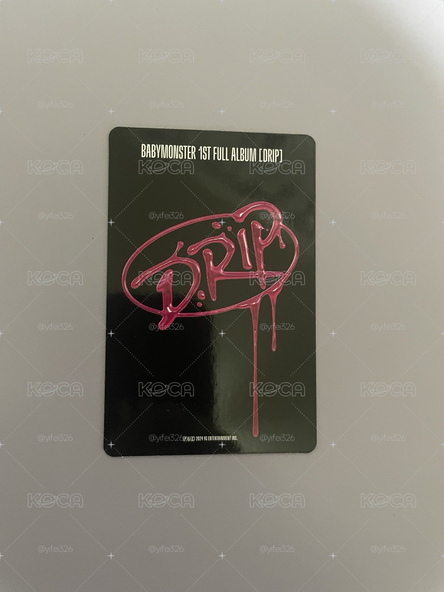 DRIP 專輯卡 ZIP LOCK版專輯 Asa