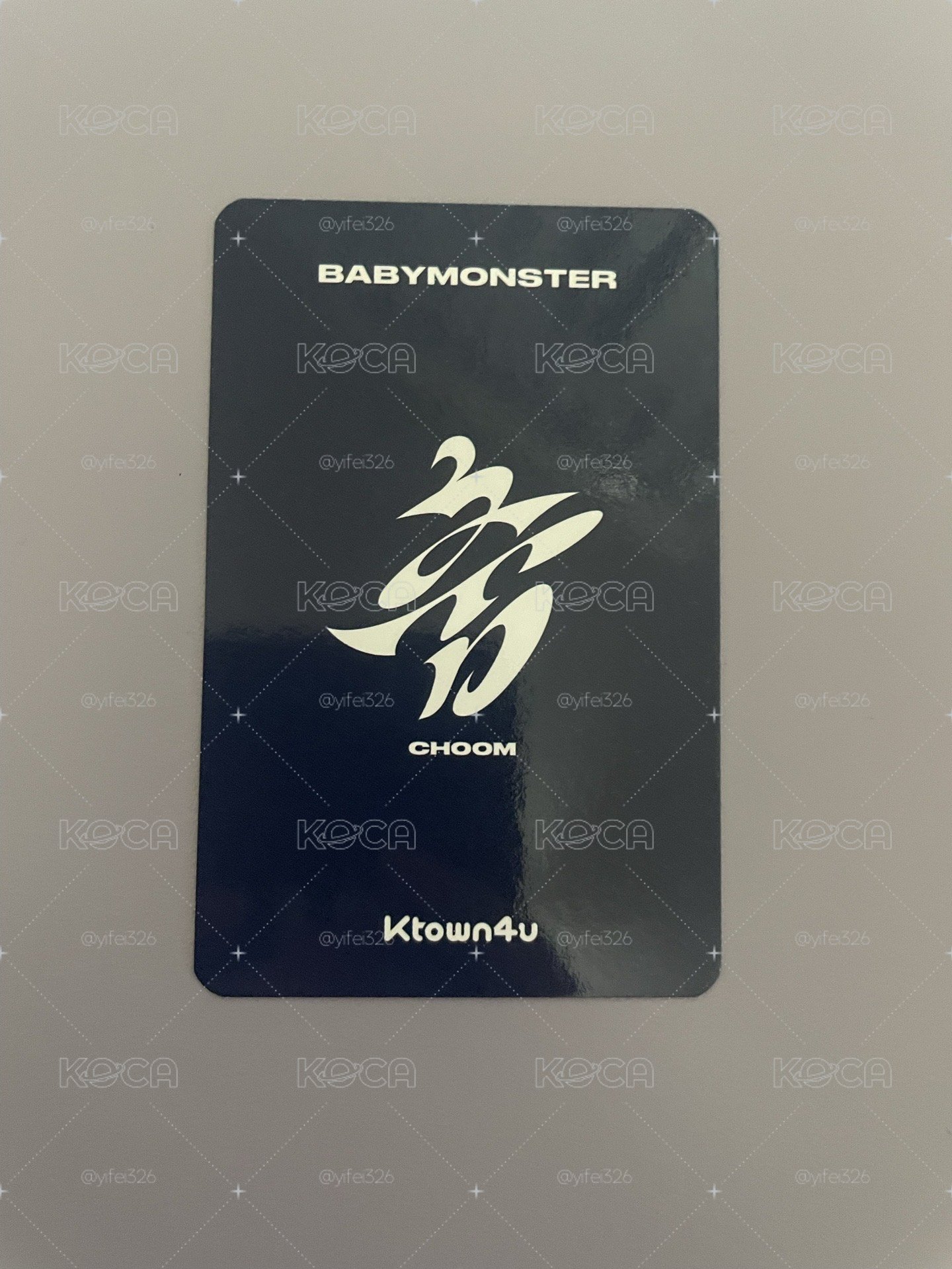 CHOOM k4 yg wvs el 通用官拍 特點卡 B ver.