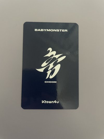 CHOOM k4 yg wvs el 通用官拍 特點卡 B ver.