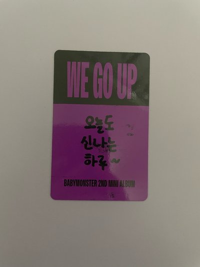 WE GO UP 專輯卡 POSTCARD ver.