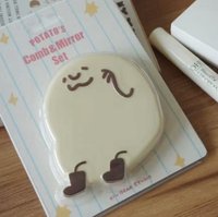 隨身鏡 泥的梳鏡組