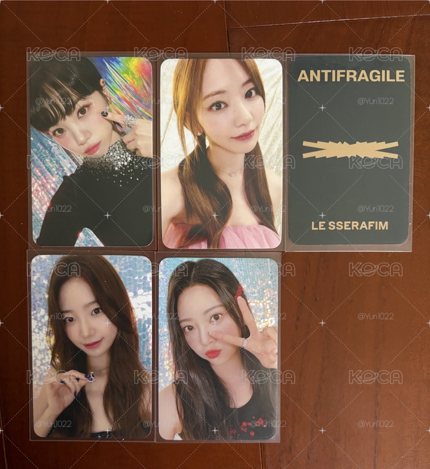 LE SSERAFIM ANTIFRAGILE sw 簽售卡 