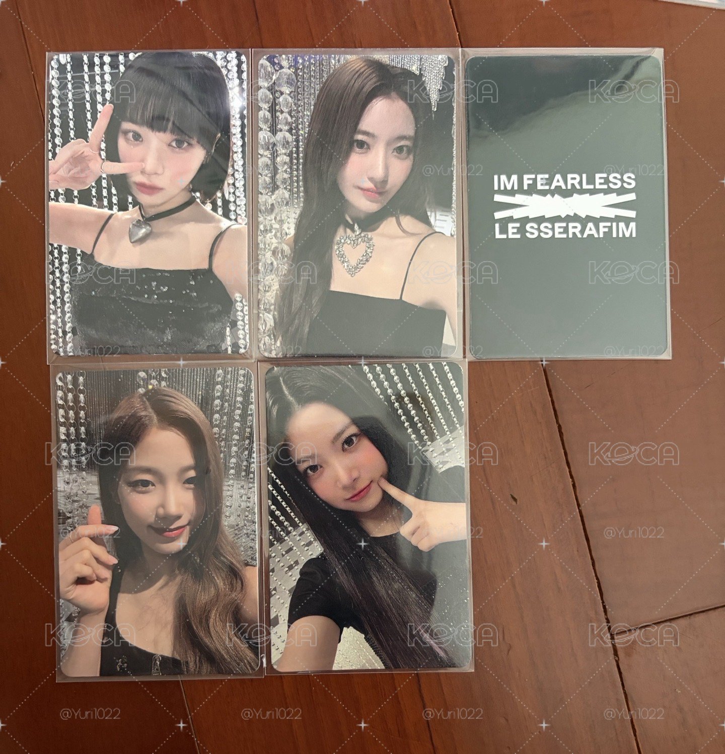 LE SSERAFIM FEARLESS 蝦皮 特典卡 泰蝦特典