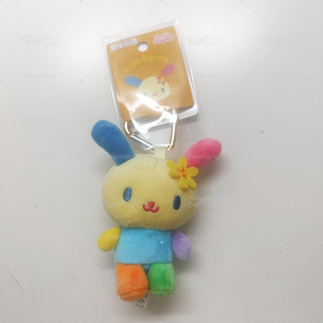 愛心扣花小兔