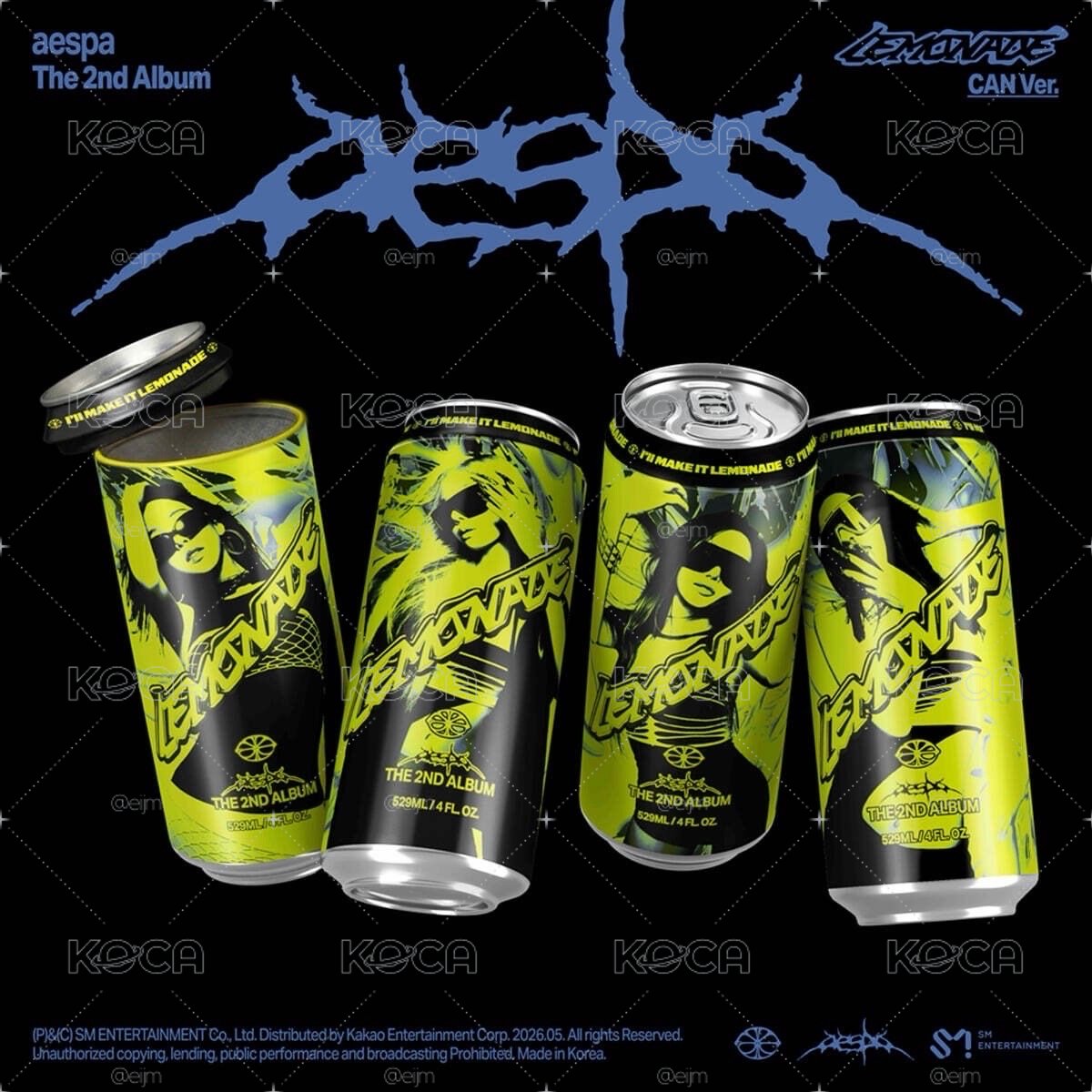 aespa 檸檬水 CAN 全新未拆